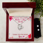 Forever Love Necklace and Cubic Zirconia Earring Set Wishing you a happy Mothers day