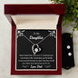 Forever Love Necklace and Cubic Zirconia Earring Set daughter4