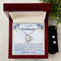 Forever Love Necklace and Cubic Zirconia Earring Set To my Beautiful Soulmate