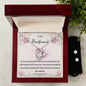 Forever Love Necklace and Cubic Zirconia Earring Set To my Best Friend