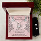Forever Love Necklace and Cubic Zirconia Earring Set To my Beautiful Teacher wife