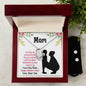 Forever Love Necklace and Cubic Zirconia Earring Set mom you are so special