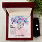 Forever Love Necklace and Cubic Zirconia Earring Set dear sister