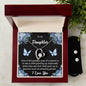 Forever Love Necklace and Cubic Zirconia Earring Set daughter2