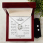 Forever Love Necklace and Cubic Zirconia Earring Set To my daughter-You have survived