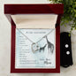 Forever Love Necklace and Cubic Zirconia Earring Set To my daughter-When we can_t be