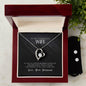 Forever Love Necklace and Cubic Zirconia Earring Set To my gorgeous wife-If I had to choose