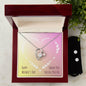Forever Love Necklace and Cubic Zirconia Earring Set Happy Mother's Day Thank you for all you do