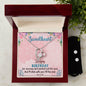 Forever Love Necklace and Cubic Zirconia Earring Set SweetHeart Happy Birthday boho chick