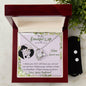Forever Love Necklace and Cubic Zirconia Earring Set Happy Anniversary to my beautiful Wife