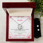 Forever Love Necklace and Cubic Zirconia Earring Set Mom Happy Mother's Day