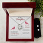 Forever Love Necklace and Cubic Zirconia Earring Set To my daughter-Some days are better
