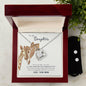 Forever Love Necklace and Cubic Zirconia Earring Set To my daughter-she is my heart
