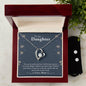 Forever Love Necklace and Cubic Zirconia Earring Set You-are-my-pride