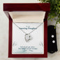 Forever Love Necklace and Cubic Zirconia Earring Set Life-doesn’t-get-easier