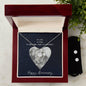 Forever Love Necklace and Cubic Zirconia Earring Set TO LIFE. TO LOVE. TO MANY MORE YEARS OF HAPPINESS