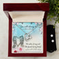 Forever Love Necklace and Cubic Zirconia Earring Set You will always be the Sister of my Soul