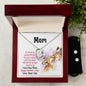 Forever Love Necklace and Cubic Zirconia Earring Set mom you are so special 1