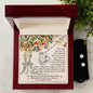 Forever Love Necklace and Cubic Zirconia Earring Set Never Forget That I Love You -Tree Revised