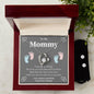 Forever Love Necklace and Cubic Zirconia Earring SetTo my Mommy to be