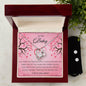 Forever Love Necklace and Cubic Zirconia Earring Set My Dear Baby