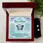 Forever Love Necklace and Cubic Zirconia Earring Set To My Bonus Mom2