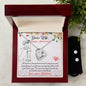 Forever Love Necklace and Cubic Zirconia Earring Set Happy Anniversay, If I had to choose new