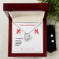 Forever Love Necklace and Cubic Zirconia Earring Set To My Lovely Girlfriend Valentine
