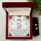 Forever Love Necklace and Cubic Zirconia Earring Set Merry Christmas to my wife