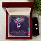 Forever Love Necklace and Cubic Zirconia Earring Set Happy Mother's Day