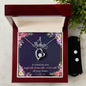Forever Love Necklace and Cubic Zirconia Earring Set A Mother is someone you laugh with, dream with, and love with all your heart.
