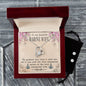 Forever Love Necklace and Cubic Zirconia Earring Set To my beautiful Marine wife