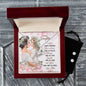 Forever Love Necklace and Cubic Zirconia Earring Set daughter8