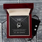 Forever Love Necklace and Cubic Zirconia Earring Set To my gorgeous wife-If I had to choose