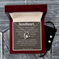 Forever Love Necklace and Cubic Zirconia Earring Set Sweetheart