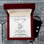 Forever Love Necklace and Cubic Zirconia Earring Set To My Gorgeous Wife from Husband (2)