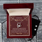 Forever Love Necklace and Cubic Zirconia Earring Set To my Future Mother in Law