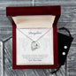 Forever Love Necklace and Cubic Zirconia Earring Set To my daughter-You are the beat of