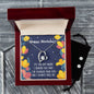 Forever Love Necklace and Cubic Zirconia Earring Set Happy Birthday Sister