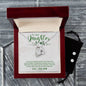 Forever Love Necklace and Cubic Zirconia Earring Set To my daughter-I want you to believe