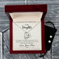 Forever Love Necklace and Cubic Zirconia Earring Set To my daughter-My daughter is my biggest