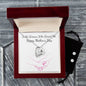 Forever Love Necklace and Cubic Zirconia Earring Set To the Woman who raised me, Happy Mothers Day