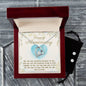 Forever Love Necklace and Cubic Zirconia Earring Set My life has meaning