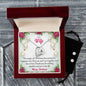 Forever Love Necklace and Cubic Zirconia Earring Set Merry Christmas to my wife