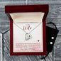 Forever Love Necklace and Cubic Zirconia Earring Set To my wife-You are the most beautiful thing