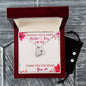 Forever Love Necklace and Cubic Zirconia Earring Set Wishing you a happy Mothers day