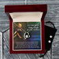 Forever Love Necklace and Cubic Zirconia Earring Set To the best police wife
