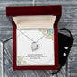 Forever Love Necklace and Cubic Zirconia Earring Set Happy birthday