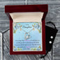 Forever Love Necklace and Cubic Zirconia Earring Set daughter1