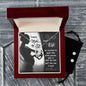 Forever Love Necklace and Cubic Zirconia Earring Set Happy Mother's Day, Dear Wife, Mummy to be